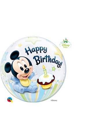 Disney Mickey Mouse 1st Birthday 22" balloon