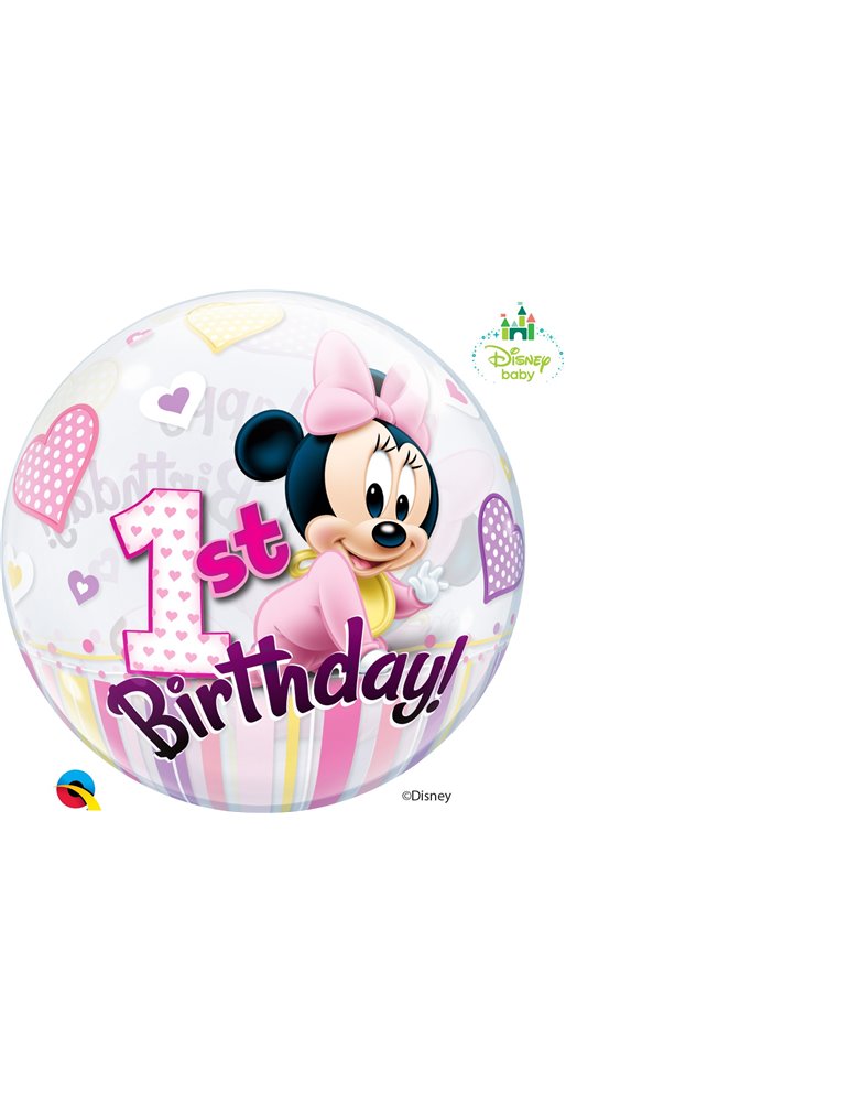 Disney Minnie Mouse 1st Birthday 22" balloon