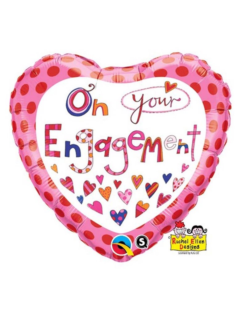 Rachel Ellen - On Your Engagement 18" balloon