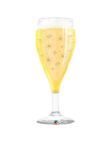 Bubbly Wine Glass 39" balloon