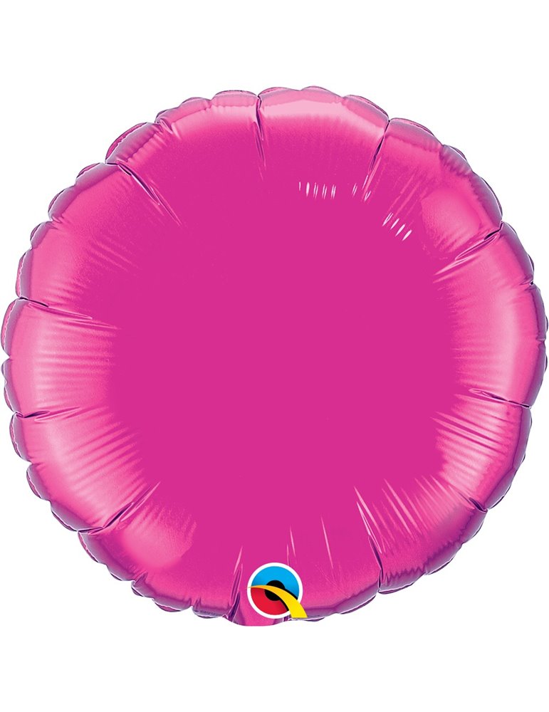 Magenta Round 18" balloon