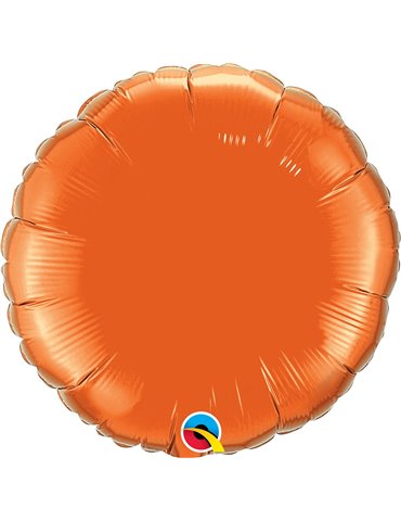 Orange Round 18" balloon