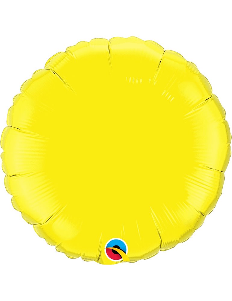 Yellow Round 18" balloon