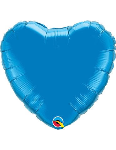 Sapphire Blue Heart 18" balloon