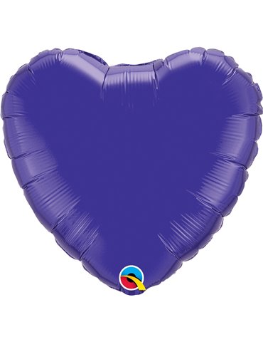 Quartz Purple Heart 18" balloon