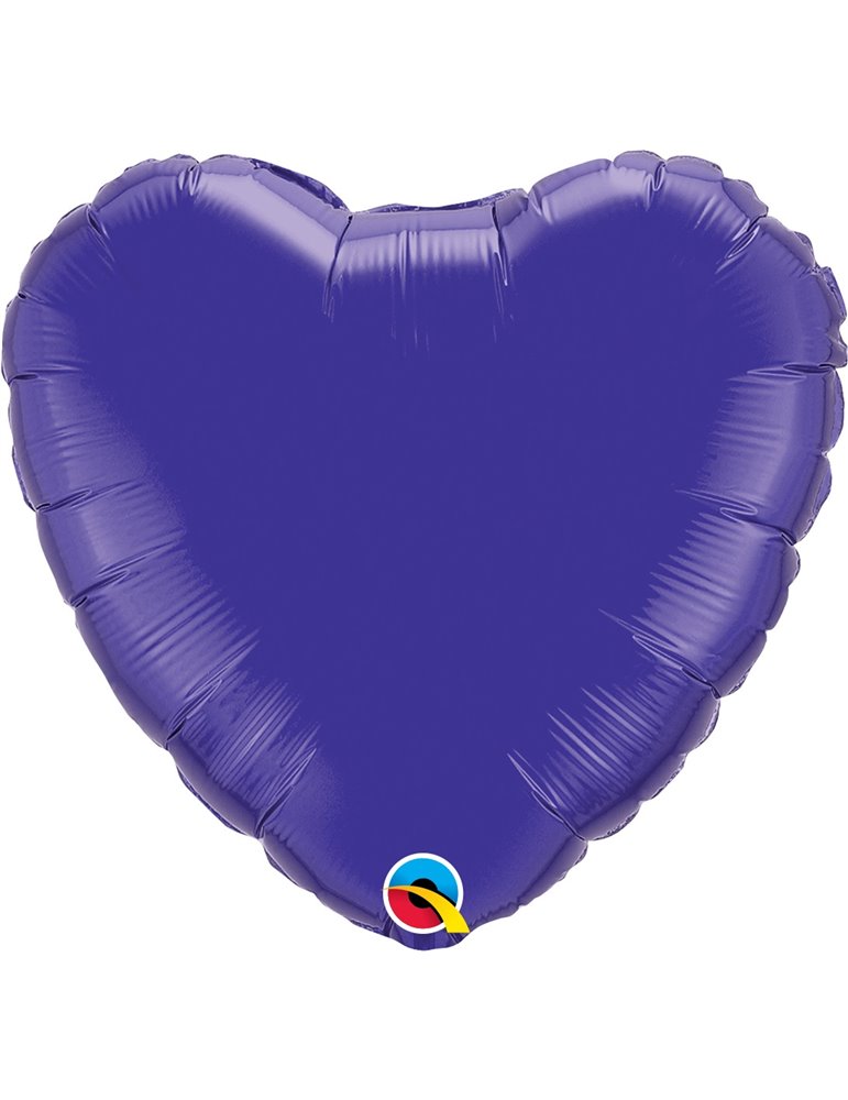 Quartz Purple Heart 18" balloon