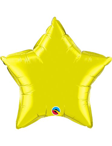 Citrine Yellow Star 20" balloon