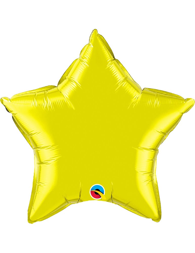 Citrine Yellow Star 20" balloon