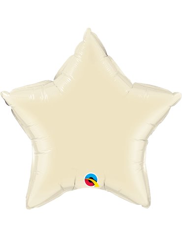 Ivory Star 20" balloon