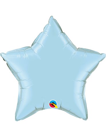 Light Blue Star 20" balloon