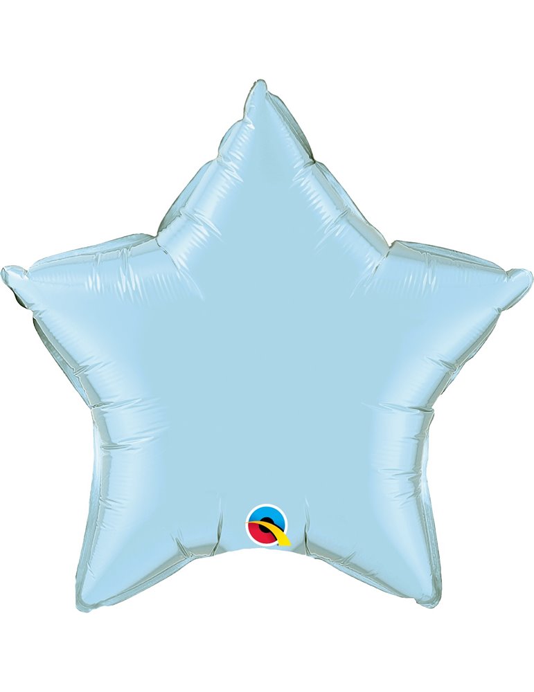 Light Blue Star 20" balloon