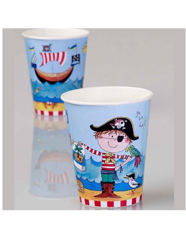 Pirate 8 Party Paper Cups