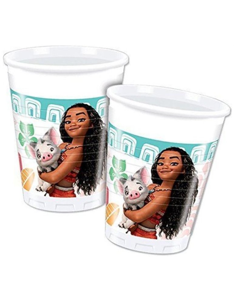 Disney Moana 8 Plastic Cups