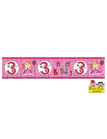 Rachel Ellen - Age 3 Princess Banner