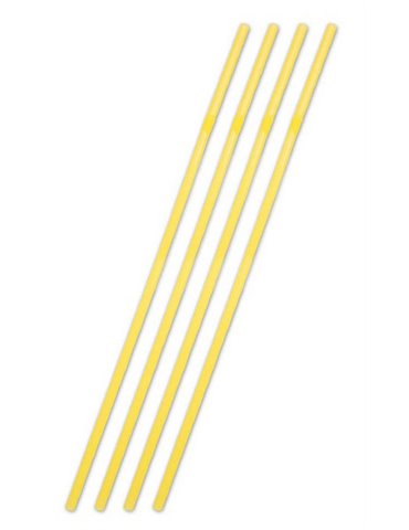 Party Straws Jumbo Plastic Neon Y