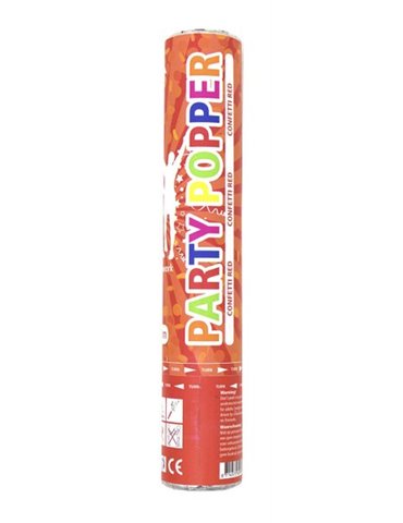 Party Cannon 28cm Confetti Red