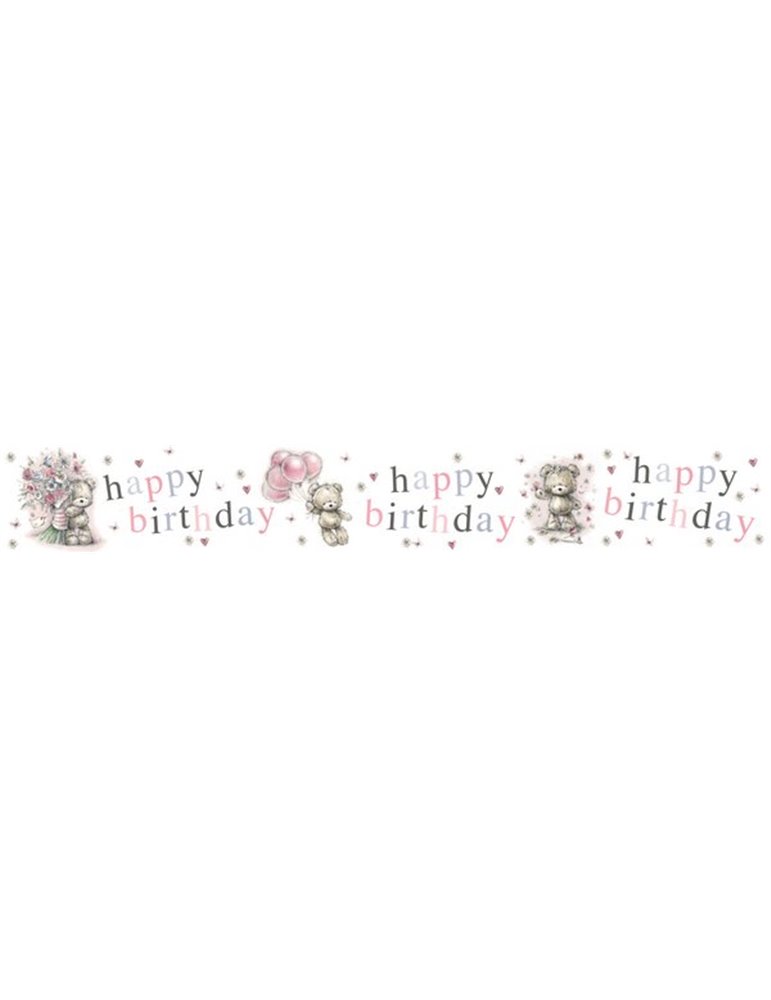 Banner Happy Birthday Bear