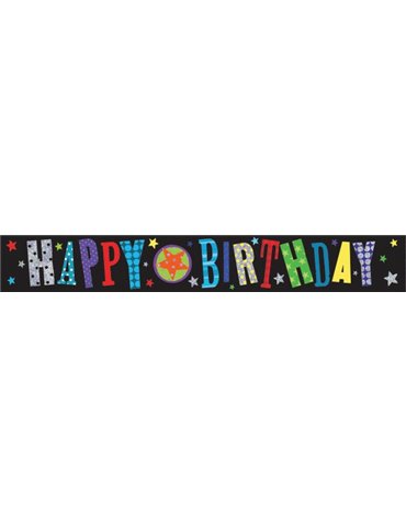 Banner Happy Birthday Unisex