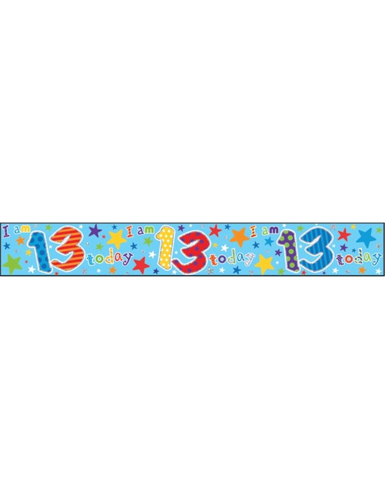 Banner Happy Birthday Age 13