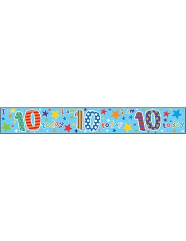 Banner Happy Birthday Age 10