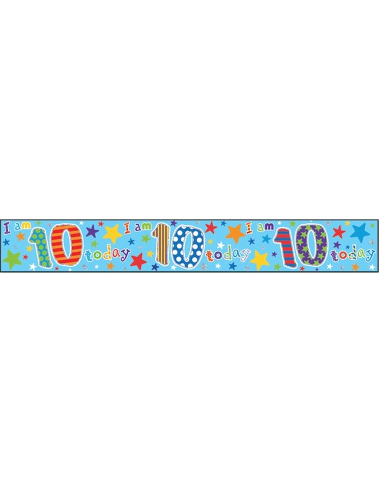 Banner Happy Birthday Age 10