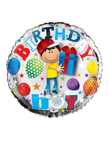 Balloon Foil - Happy Birthday Boy