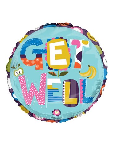 Balloon Foil - Get Well Soon