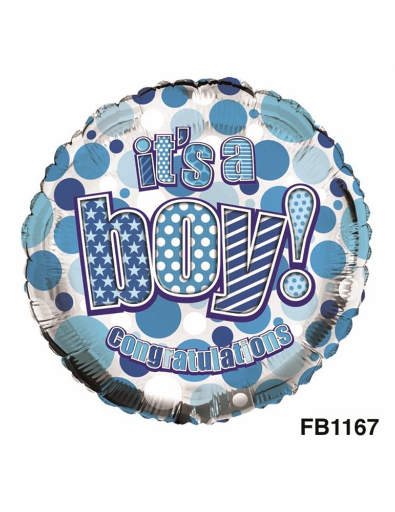 Balloon Foil - Baby It's a Boy