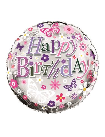 Balloon Foil - Happy Birthday Female