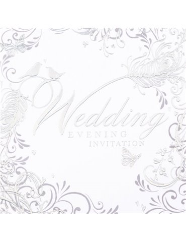 Card Wedding Evening Invitation Foil  6