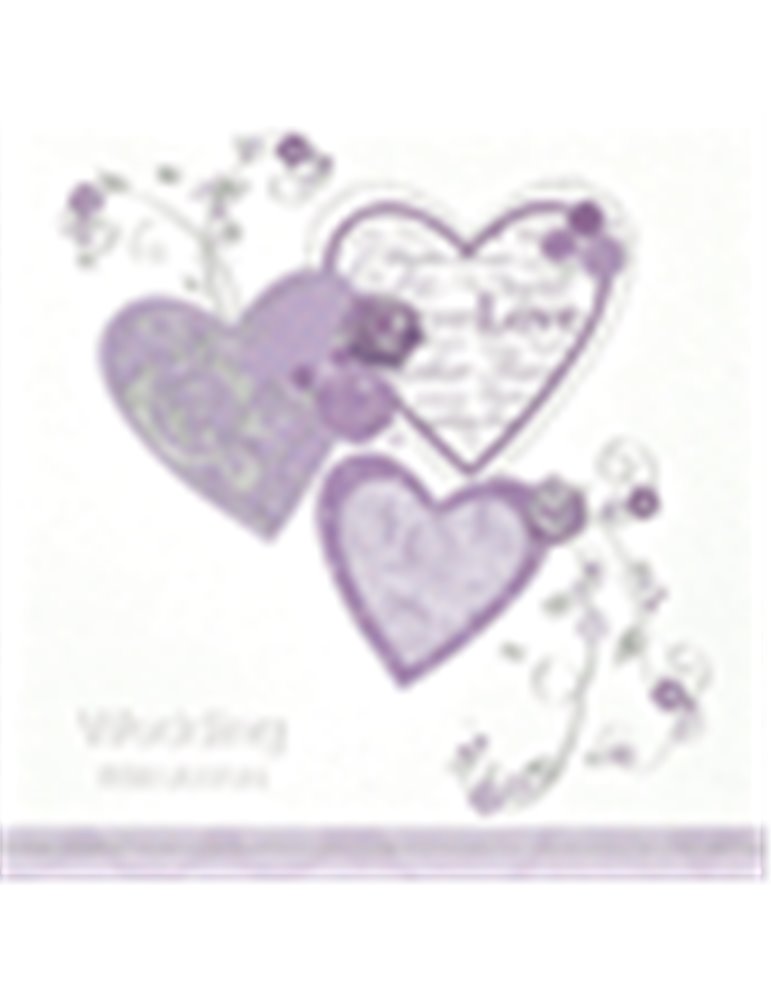 Card Wedding Invitation Foil 6pk