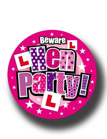 Badge Hen Party 15cm