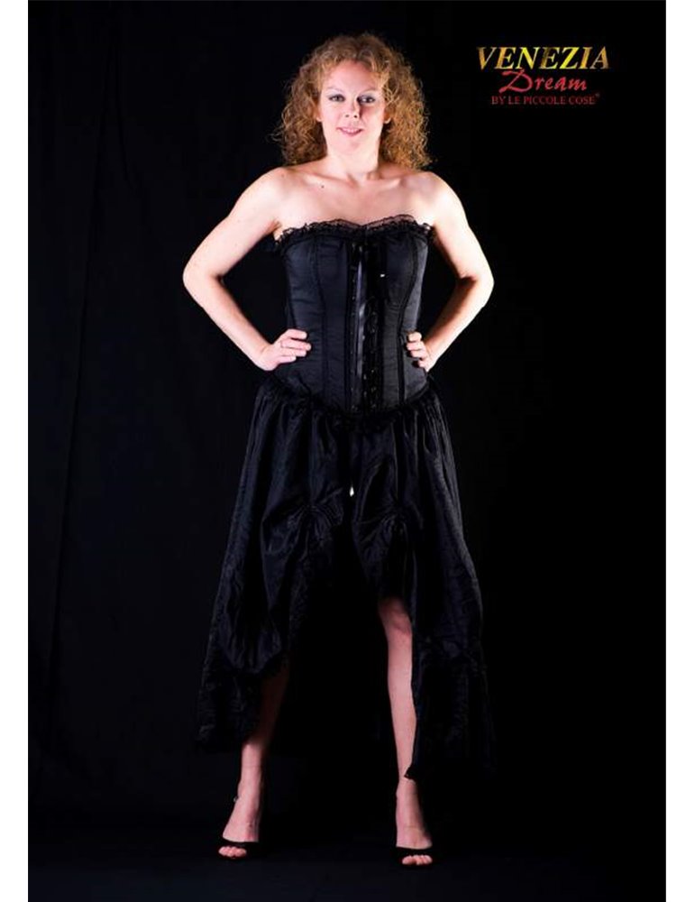 Costume Burlesque Saloon Girl Black XXL