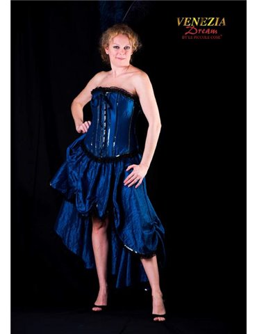 Costume Burlesque Saloon Girl Sky Blue S