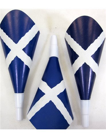 Trumpets Scotland Flag Party Printed 12s