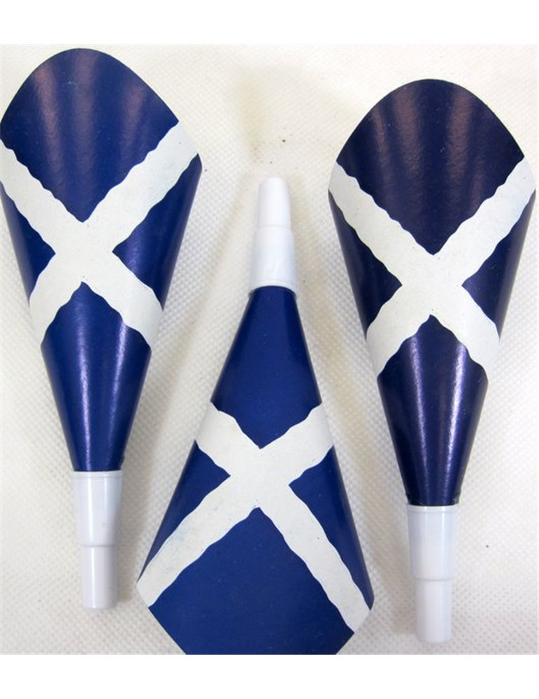 Trumpets Scotland Flag Party Printed 12s