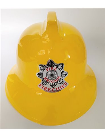 Hat Plastic Fireman Yellow small size