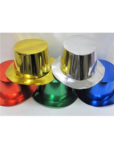 Foil Party Top Hats Assorted 25s