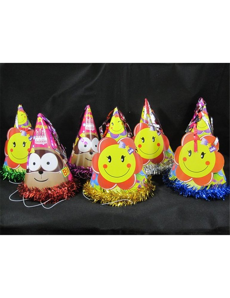 Party Hats Printed Cone Happy Birthday 2