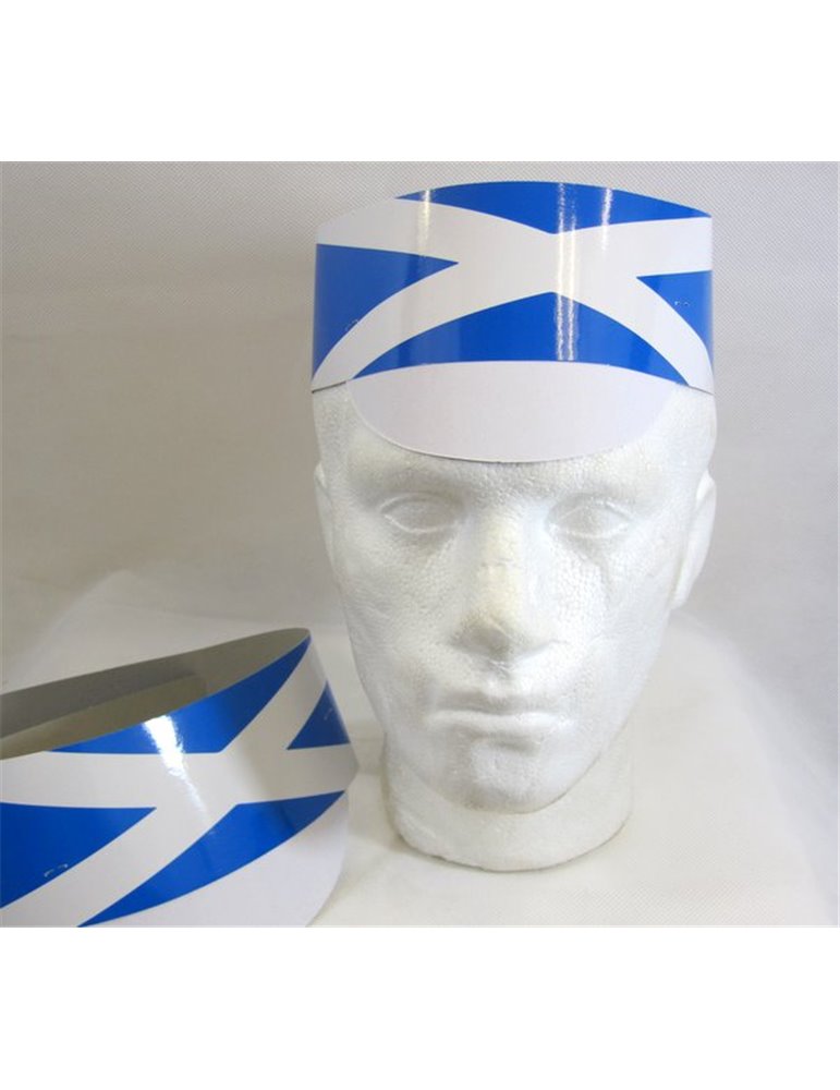 Hat Card Flag with Peak Scotland 5's