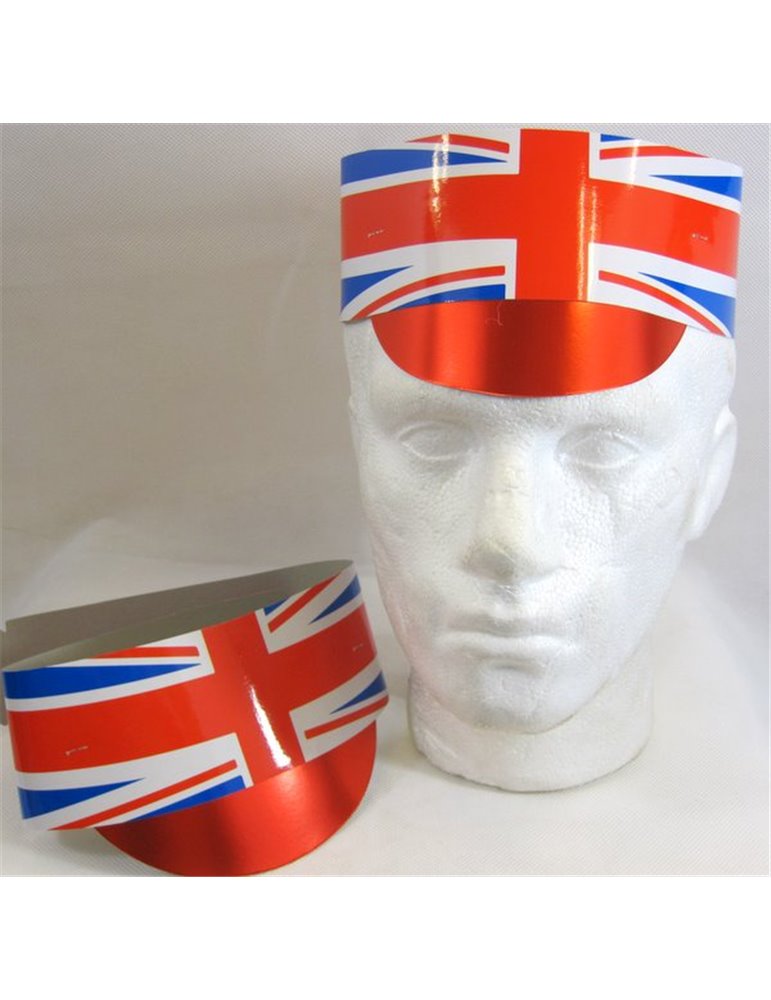 Hat Card with Peak Union Jack 25's