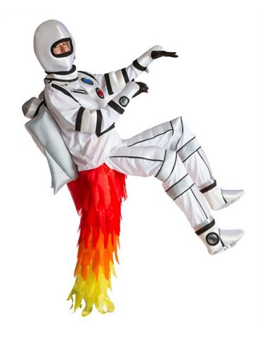 Costume Rocket Man riding the Flame