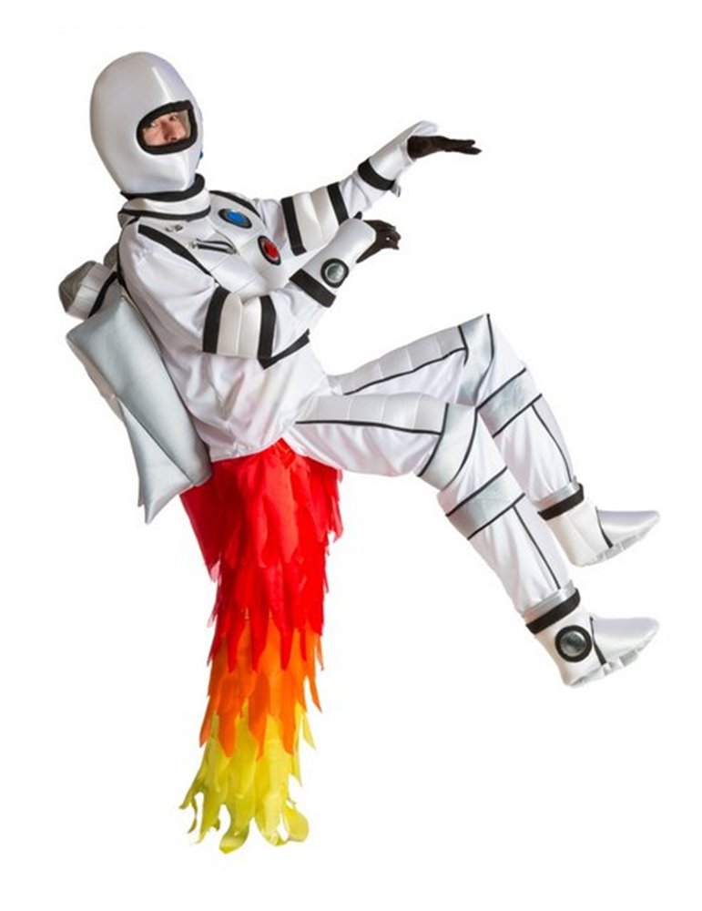 Costume Rocket Man riding the Flame