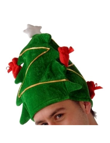 Hat Tree shape Green Stars & Presents