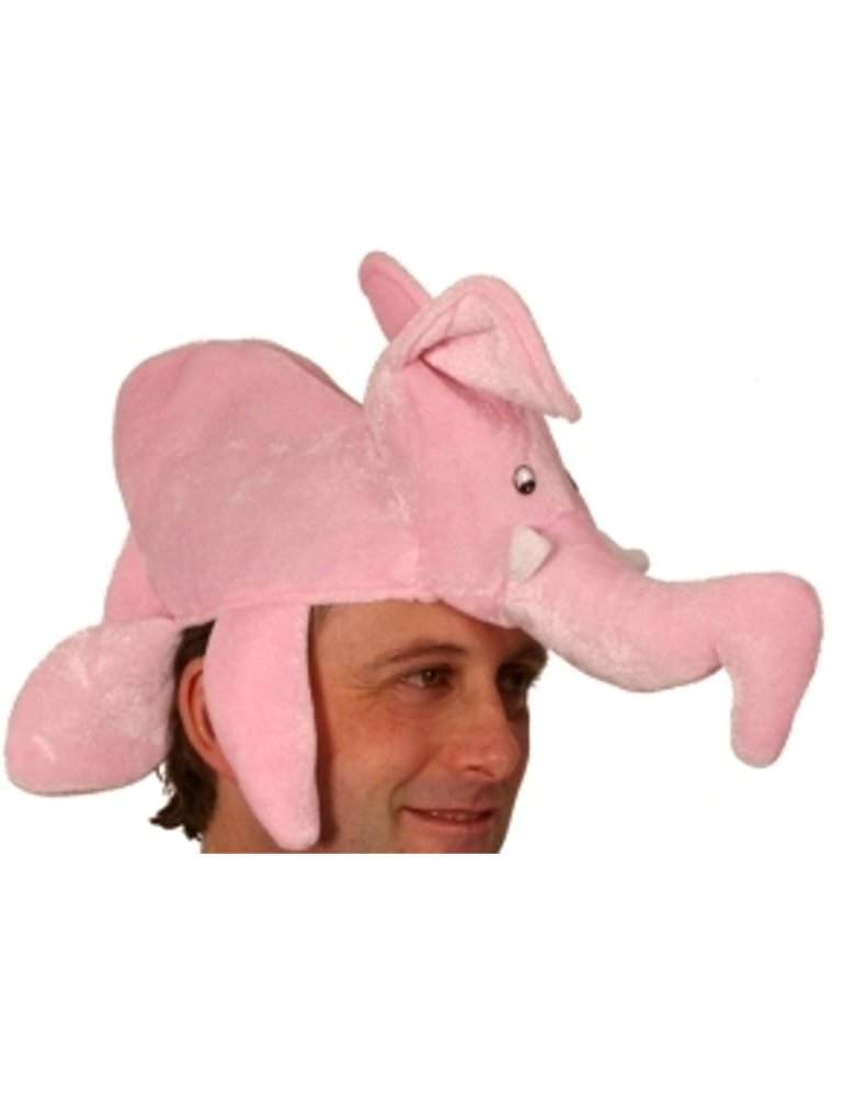 Hat Animal Pink Elephant & Trunk