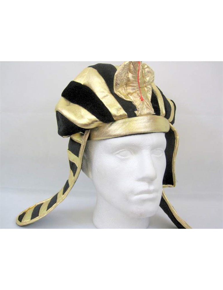 Hat Egyptian Ruler Gold & Black