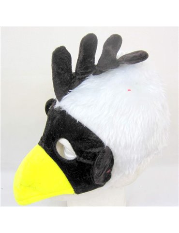 Hat, Mask & Beak  Bird Brown & Yell