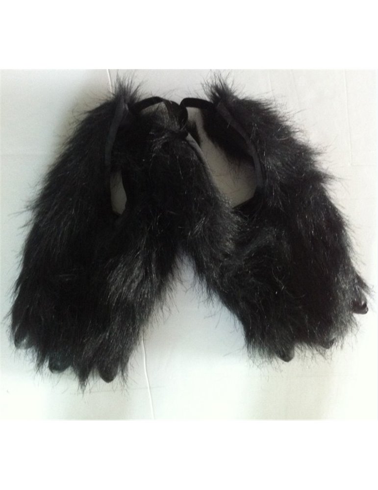 Hair - Animal Claws (Feet Covers) Black