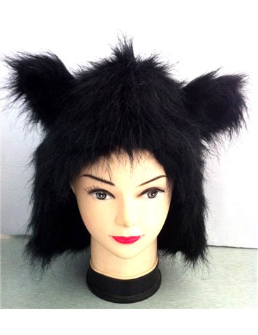 Hair - Animal Hood with Black Fur