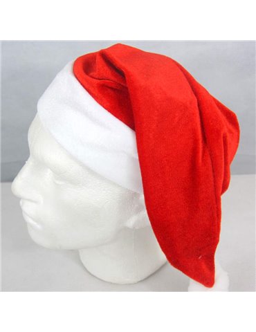 Hat Santa Velvet Red with Velvet Cuff